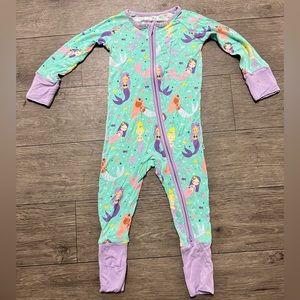 Little sleepies mermaid magic zippy 6-12 months